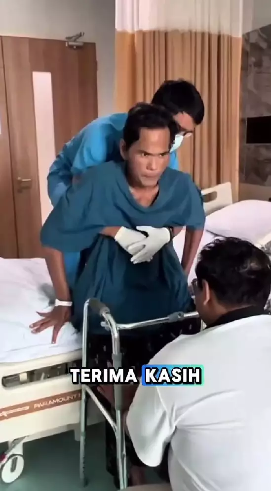 Potret terbaru kondisi Fahmi Bo pasca pengobatan © berbagai sumber