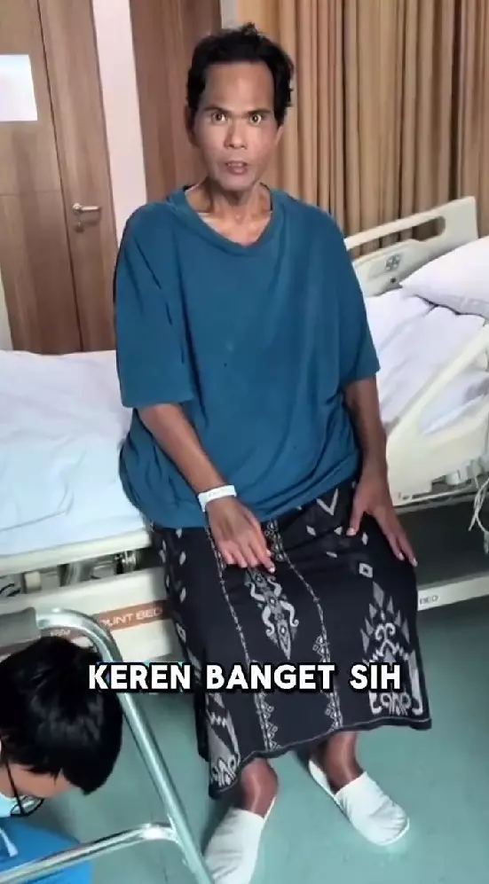 Potret terbaru kondisi Fahmi Bo pasca pengobatan © berbagai sumber