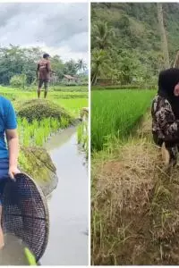 Endang Mulyana, ayah dari pedangdut Lesti Kejora, memilih menjalani kehidupan sederhana di kampung halamannya, Cianjur, Jawa Barat.