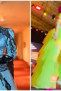 Sorotan publik bukan pada aksi panggung Mulan Jameela, melainkan penampilan busananya.