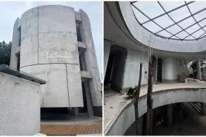 9 Potret bangunan masjid Zaskia Adya Mecca di Jagakarsa, desainnya unik berbentuk spiral