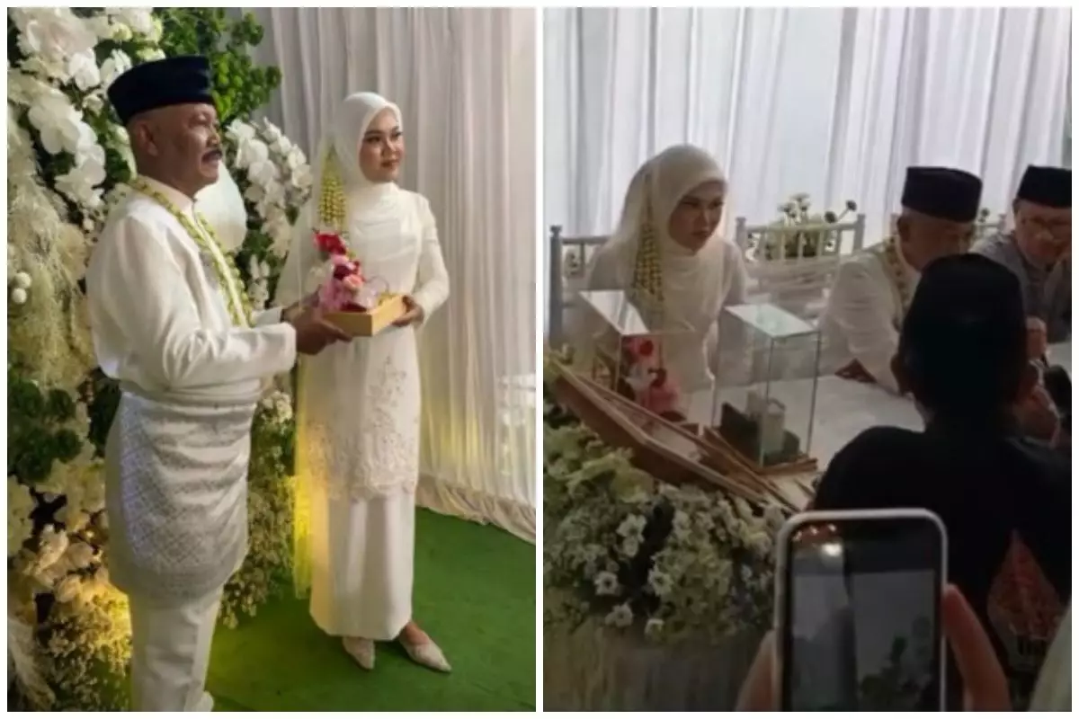 Cinta tak pandang usia, gadis 19 tahun di Jepara dinikahi pria selisih 42 tahun, maharnya mobil HRV