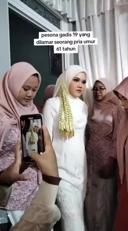 gadis 19 tahun di Jepara dinikahi © TikTok