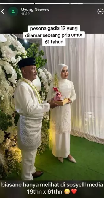 gadis 19 tahun di Jepara dinikahi © TikTok