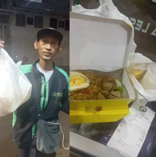 Viral kisah ojol kena order fiktif © Threads Viral kisah ojol kena order fiktif © Threads