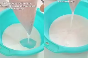 Jangan asal simpan, ini trik agar stok santan di kulkas tak cepat basi dan mudah pecah saat dimasak