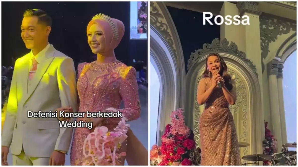 Nikahan berkedok konser, pengantin undang penyanyi top Tanah Air manggung di resepsi, ini 7 potretnya
