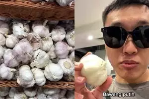 Wajib tahu! Pria ini bagikan trik pilih bawang putih yang aromanya sedap dan bagian dalamnya tak busuk