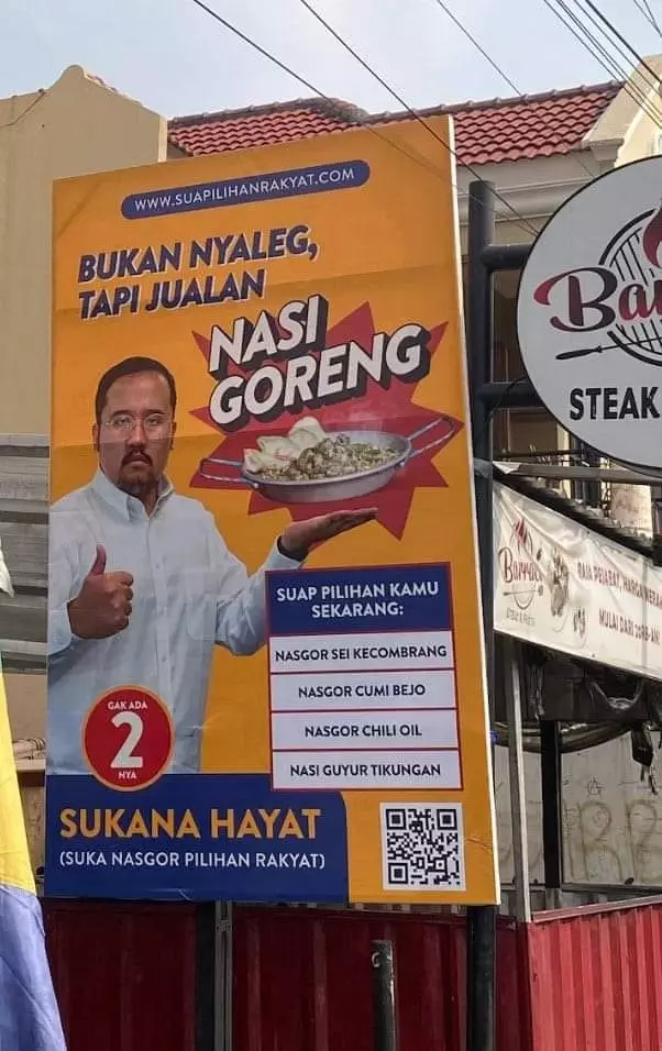 tulisan kocak di pasar © berbagai sumber