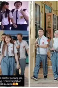 Kehadiran para pemain lengkap dengan seragam sekolah membuat warganet seperti dibawa kembali ke masa kejayaan sinetron tersebut.