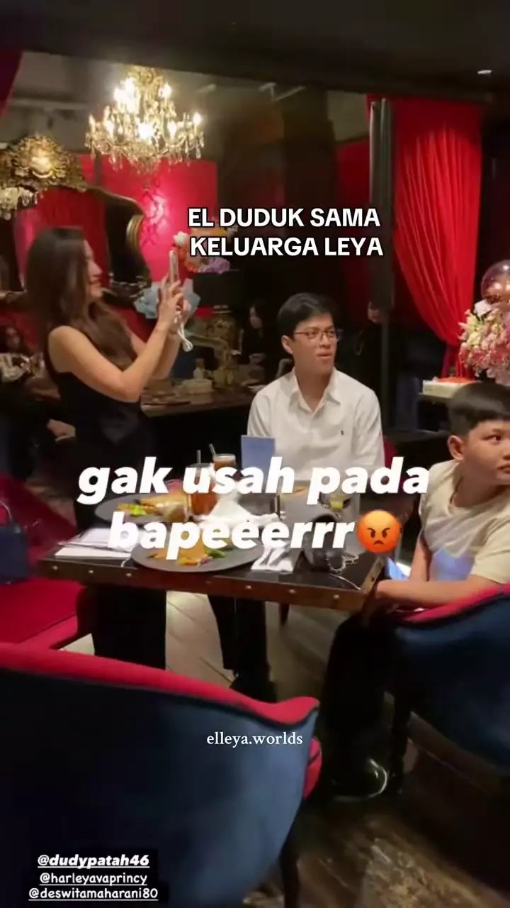 Momen pesta ulang tahun Leya Princy dihadiri El Putra © 2025 brilio.net