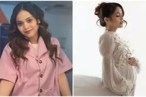 9 Potret maternity Putri Isnari hamil anak pertama, elegan dengan nuansa serba putih