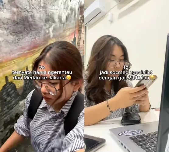 Curhatan wanita lulusan sarjana nekat rantau © TikTok