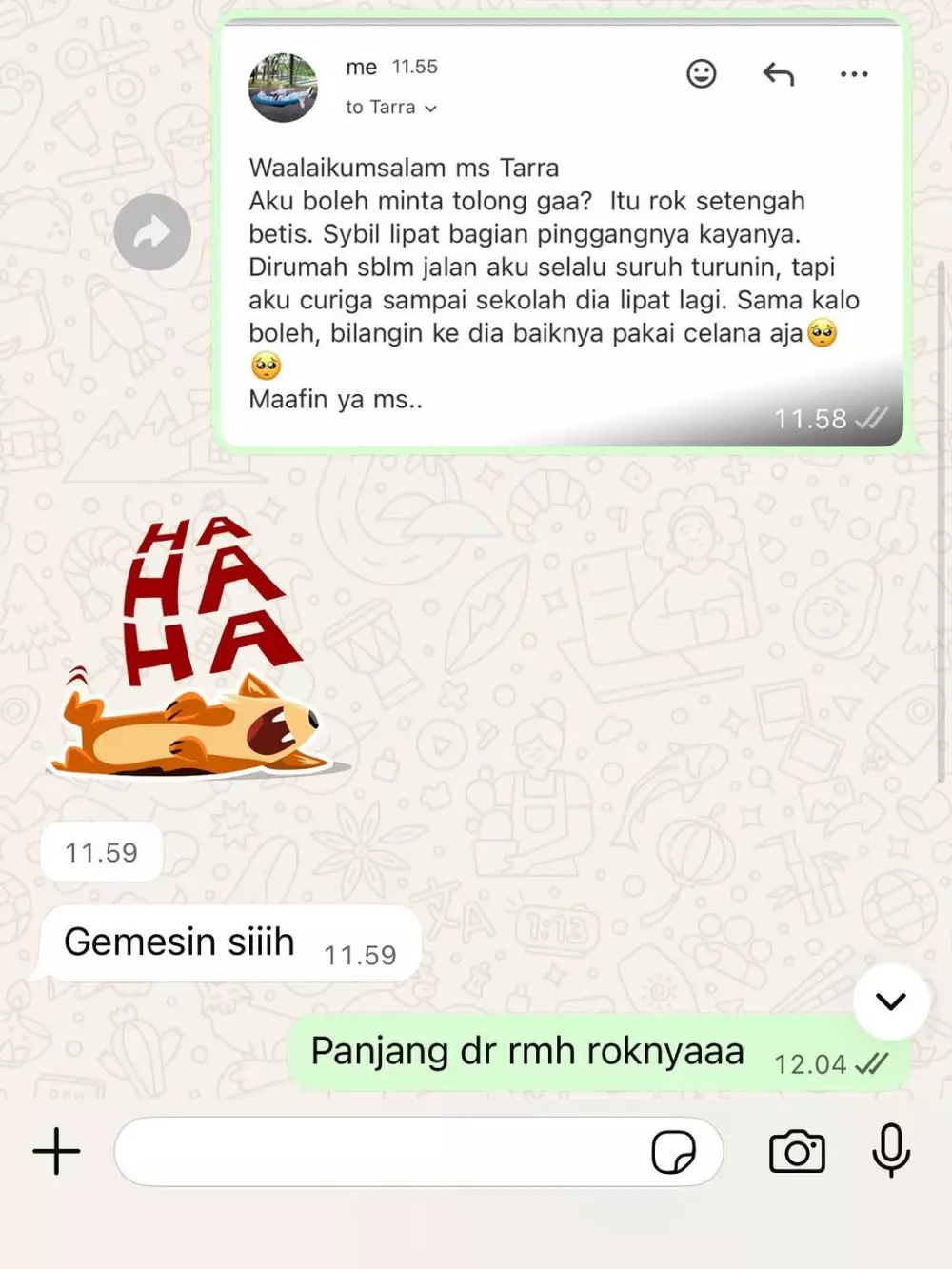 Zaskia Mecca kena tegur guru karena rok Sybil pendek © 2025 Instagram Zaskia Mecca kena tegur guru karena rok Sybil pendek © 2025 Instagram