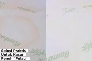 Bisa bersih tanpa vakum cleaner, cukup pakai 2 bahan dapur ini untuk basmi bercak kuning di kasur