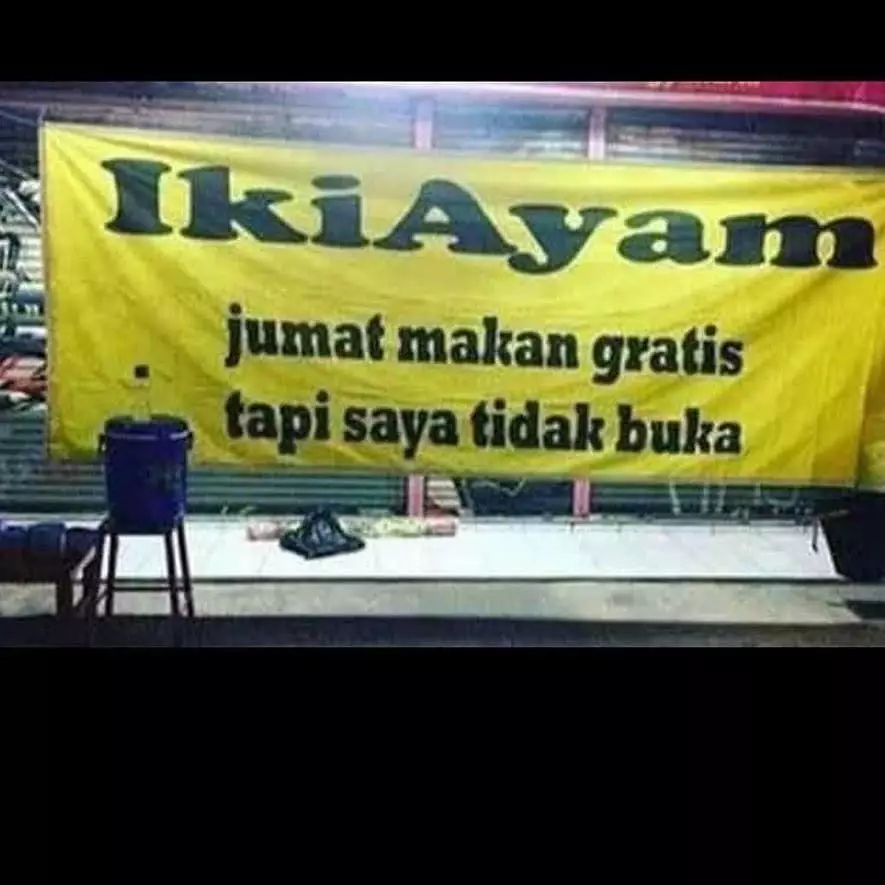 spanduk mengecoh mata © berbagai sumber spanduk mengecoh mata © berbagai sumber