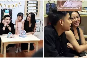 9 Potret Rachel Vennya rayakan ultah Chava di sekolah, reaksi diajak ngobrol Inggris bikin ngakak