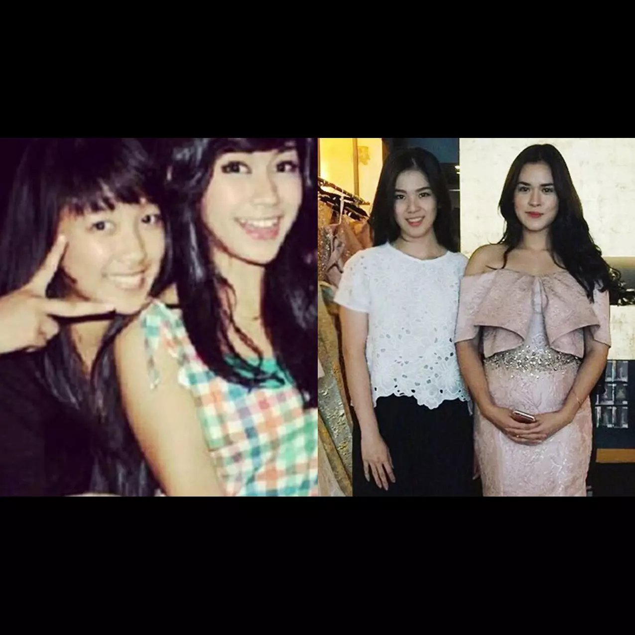 Bikin pangling dan takjub, begini 11 seleb sebelum terkenal foto bareng artis