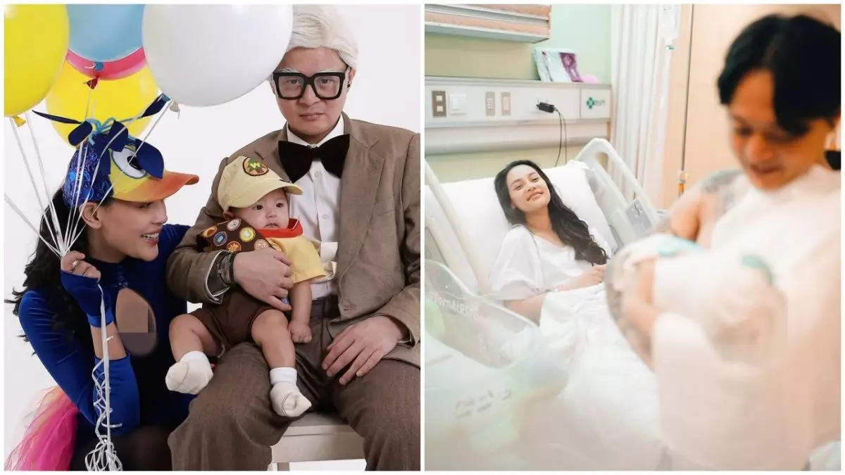 Meski putus, DJ Bravy kerap main ke rumah Erika Carlina untuk bertemu baby Andrew, ini 7 momennya