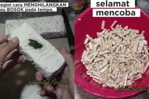 Cara ampuh menghilangkan bau busuk di tempe, ternyata cuma butuh 1 langkah simpel ini 