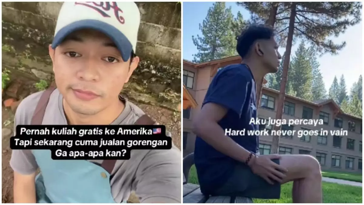 Viral curhatan pria dulunya bisa kuliah gratis ke Amerika, kini legawa berkarier jadi penjual gorengan