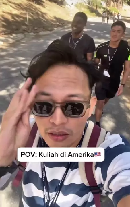 curhatan pria dulunya kuliah ke Amerika © TikTok