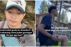 Viral curhatan pria dulunya bisa kuliah gratis ke Amerika, kini legawa berkarier jadi penjual gorengan