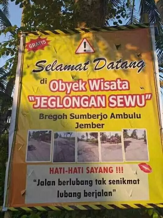 ucapan nyeleneh selamat datang © berbagai sumber