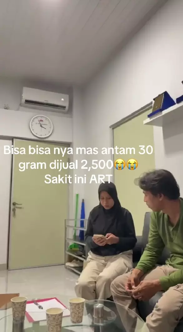 majikan curhat emas 30 gram dicuri © TikTok