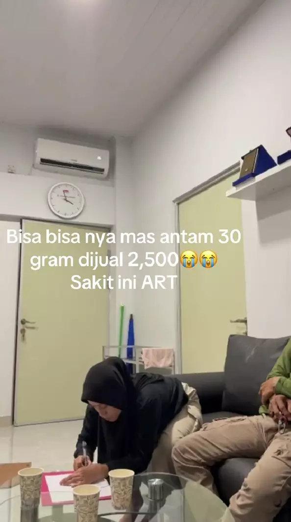 majikan curhat emas 30 gram dicuri © TikTok