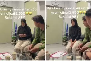 Susahnya cari ART jujur, viral majikan curhat emas 30 gram dicuri & dijual murah, bikin ikut geregetan