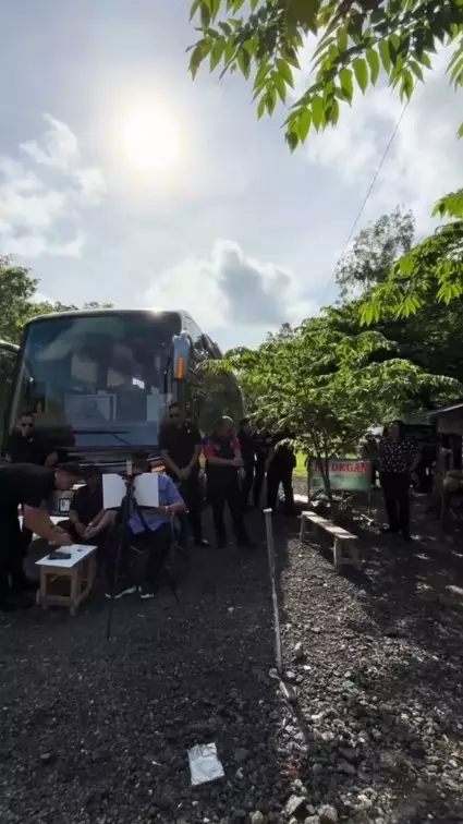 SBY spontan lukis pemandangan desa Wonogiri © TikTok