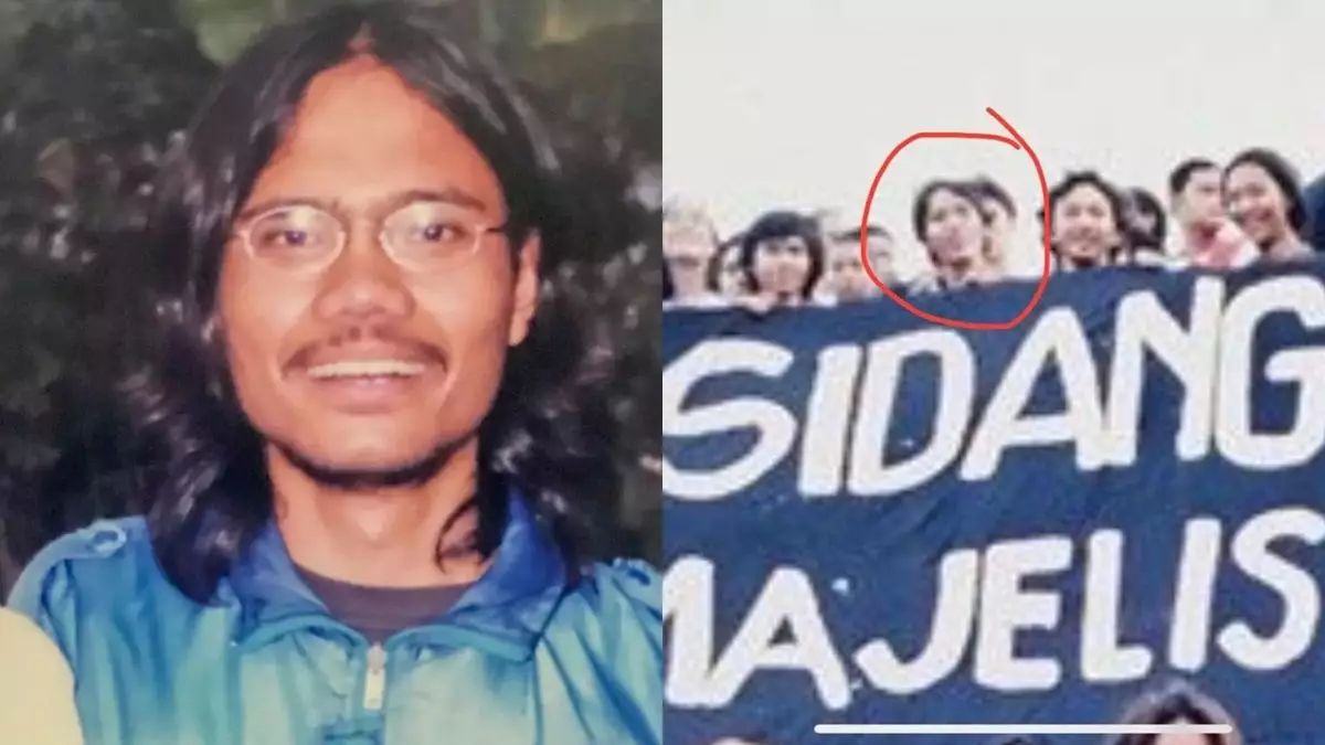 Foto Desta ikut demo 1998 curi perhatian, begini potret lawas 9 presenter pria saat kuliah