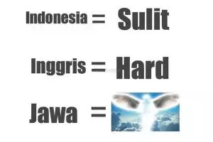 13 Perbedaan lucu Bahasa Inggris, Indonesia, dan Jawa yang bikin geleng-geleng kepala