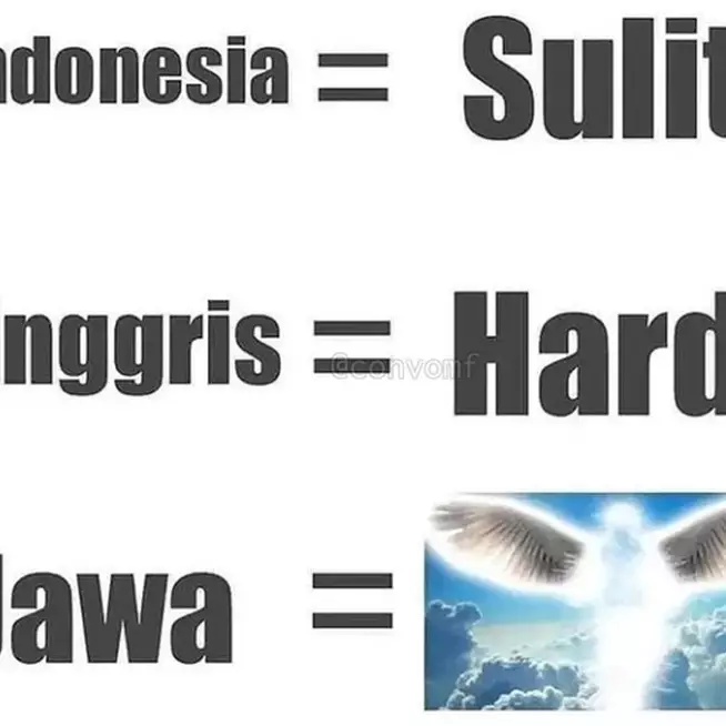 13 Perbedaan lucu Bahasa Inggris, Indonesia, dan Jawa yang bikin geleng-geleng kepala