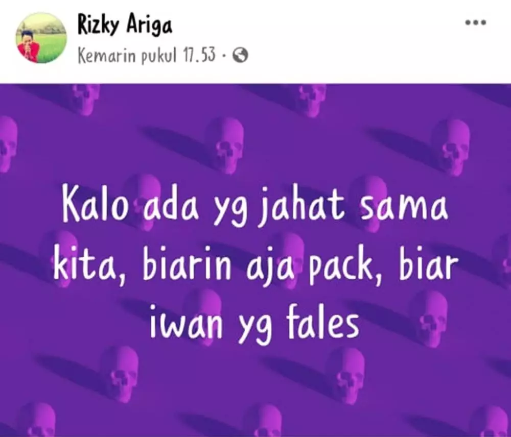 kata pelesetan di status bapak-bapak © berbagai sumber