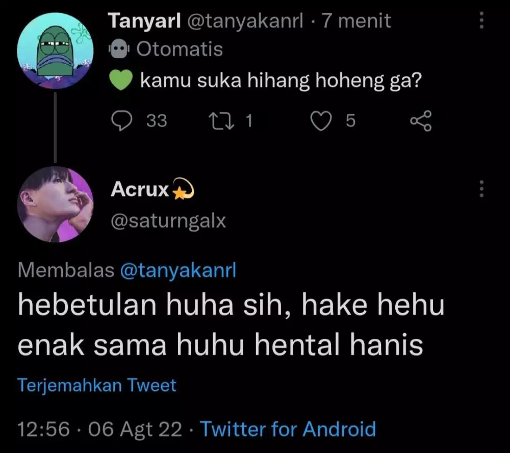 jawaban kocak di cuitan © Twitter