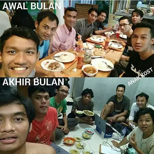 potret lucu akhir bulan © berbagai sumber