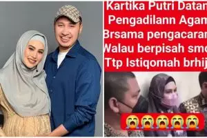 Geram dirumorkan cerai dengan Habib Usman Bin Yahya, Kartika Putri beberkan fakta rumah tangganya