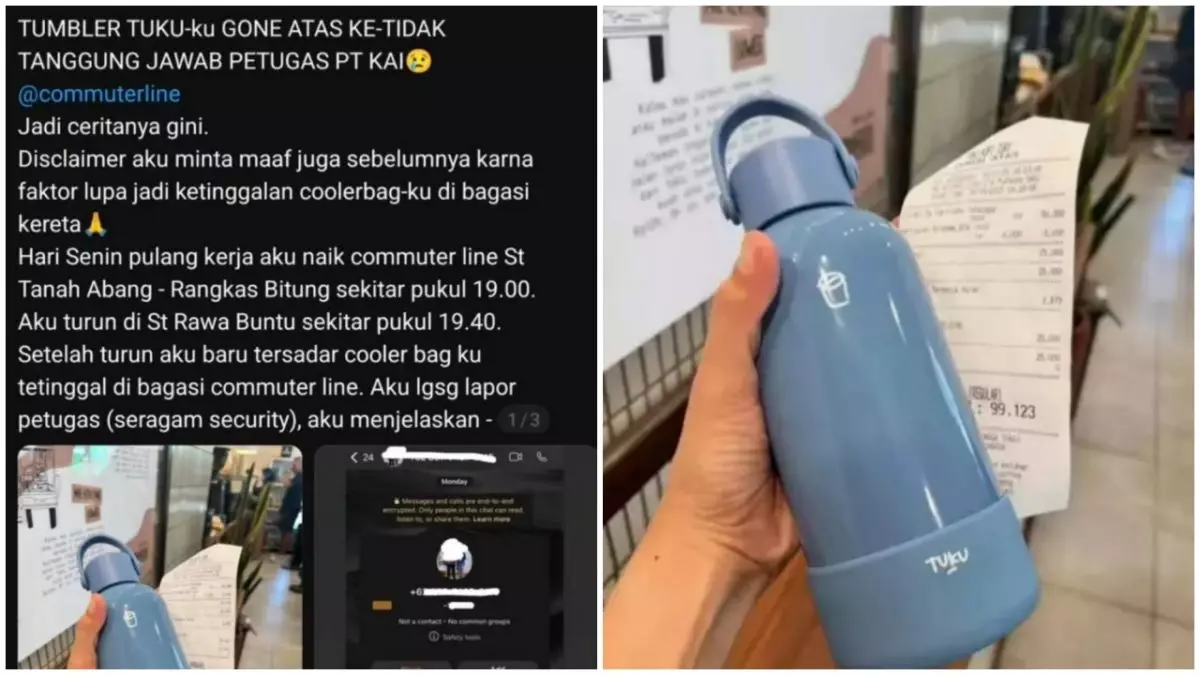 Benarkah petugas KRL dipecat cuma gara-gara hilangkan tumbler penumpang? Ini klarifikasi resmi KAI
