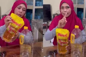 Ingin refil minyak goreng ke botol tapi nggak punya corong? Ini solusi praktisnya supaya tak tumpah