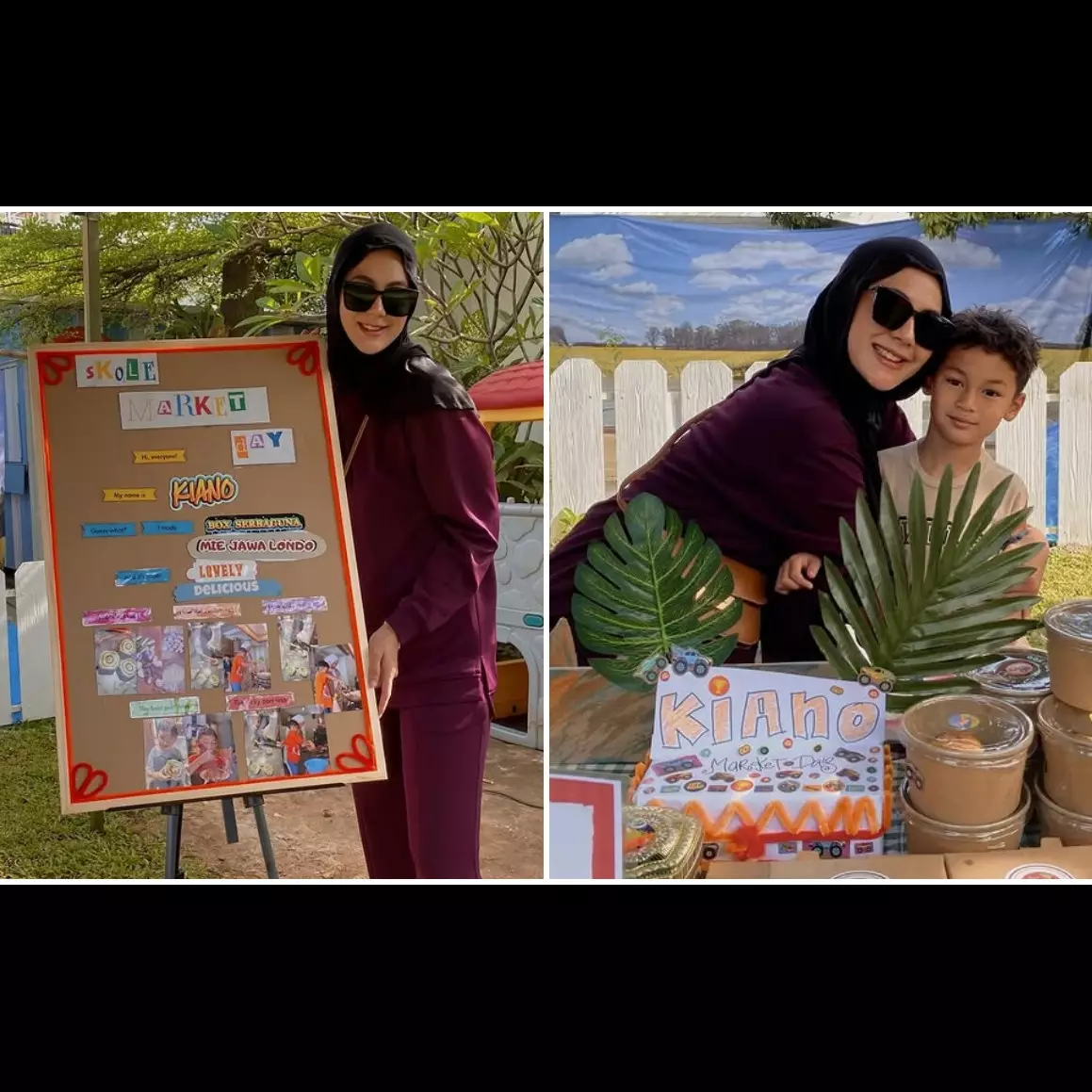 9 Potret Paula Verhoeven temani Kiano di acara Market Day, kebersamaannya dengan Baim Wong bikin adem