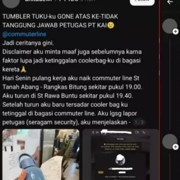 Imbas kasus viral tumbler hilang di KRL, Anita Dewi dipecat dari perusahaannya bekerja