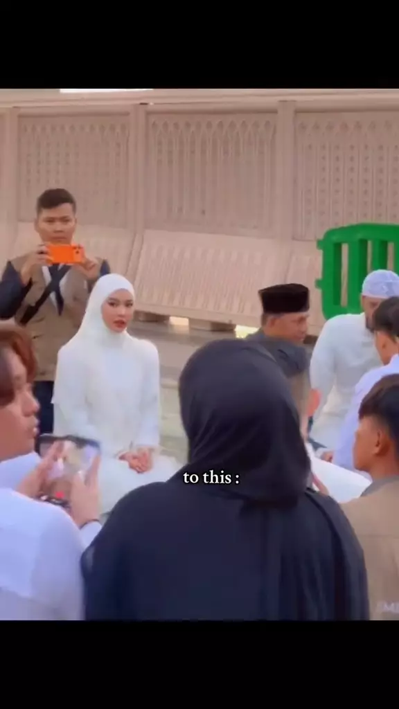 Dara Arafah dan Rehan Mubarak menikah di Madinah © 2025 TikTok Dara Arafah dan Rehan Mubarak menikah di Madinah © 2025 TikTok