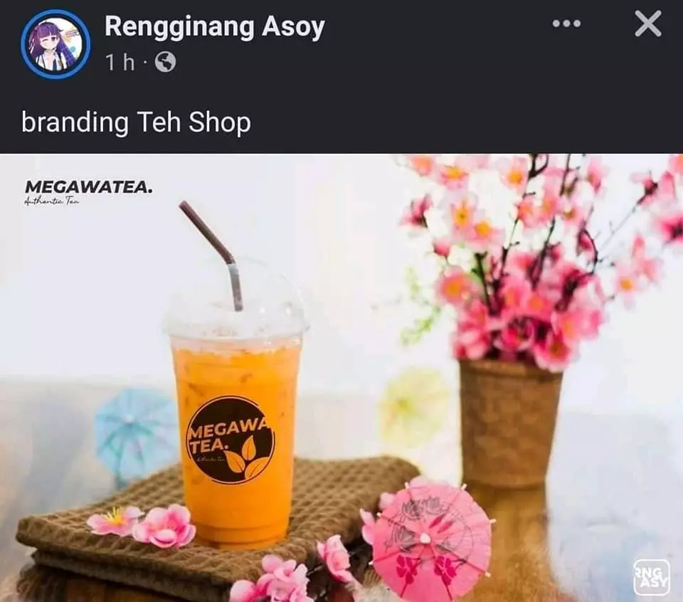 tulisan kocak spanduk minuman kekinian © berbagai sumber