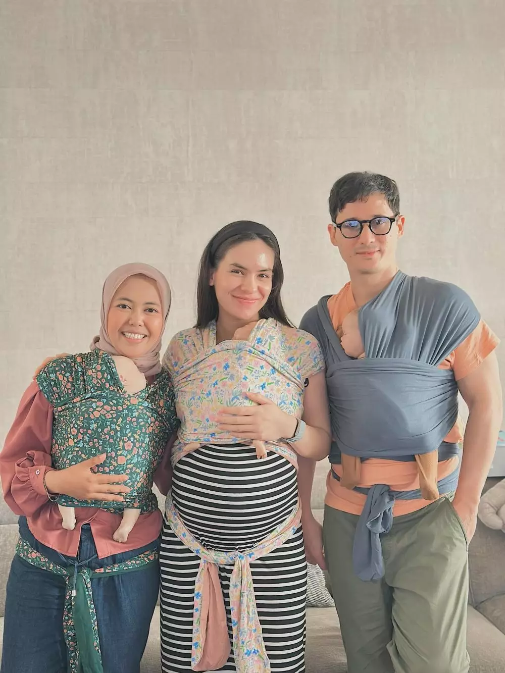 Nino Fernandez dampingi Steffi Zamora kelas menyusui © Instagram Nino Fernandez dampingi Steffi Zamora kelas menyusui © Instagram