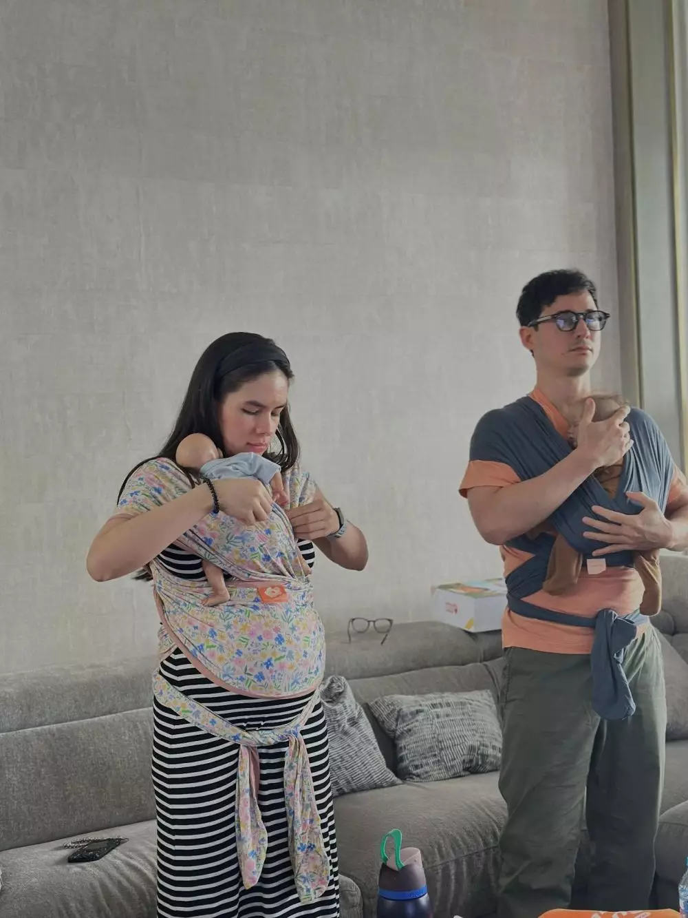 Nino Fernandez dampingi Steffi Zamora kelas menyusui © Instagram Nino Fernandez dampingi Steffi Zamora kelas menyusui © Instagram