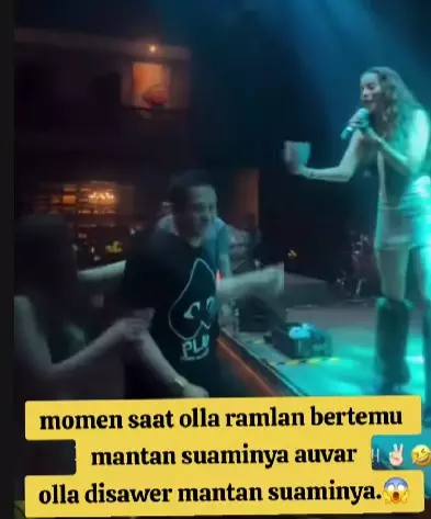 Olla Ramlan tampil di klub malam © TikTok