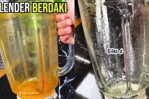 Kerak kunyit bikin blender jadi super dekil? Ini cara mengubahnya biar bening seperti baru beli