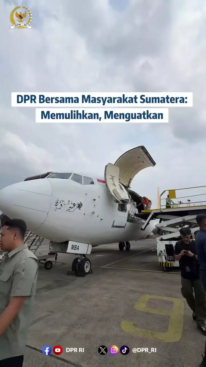 DPR kirim 15 juta ton beras bagi korban bencana Sumatra © 2025 Instagram DPR kirim 15 juta ton beras bagi korban bencana Sumatra © 2025 Instagram